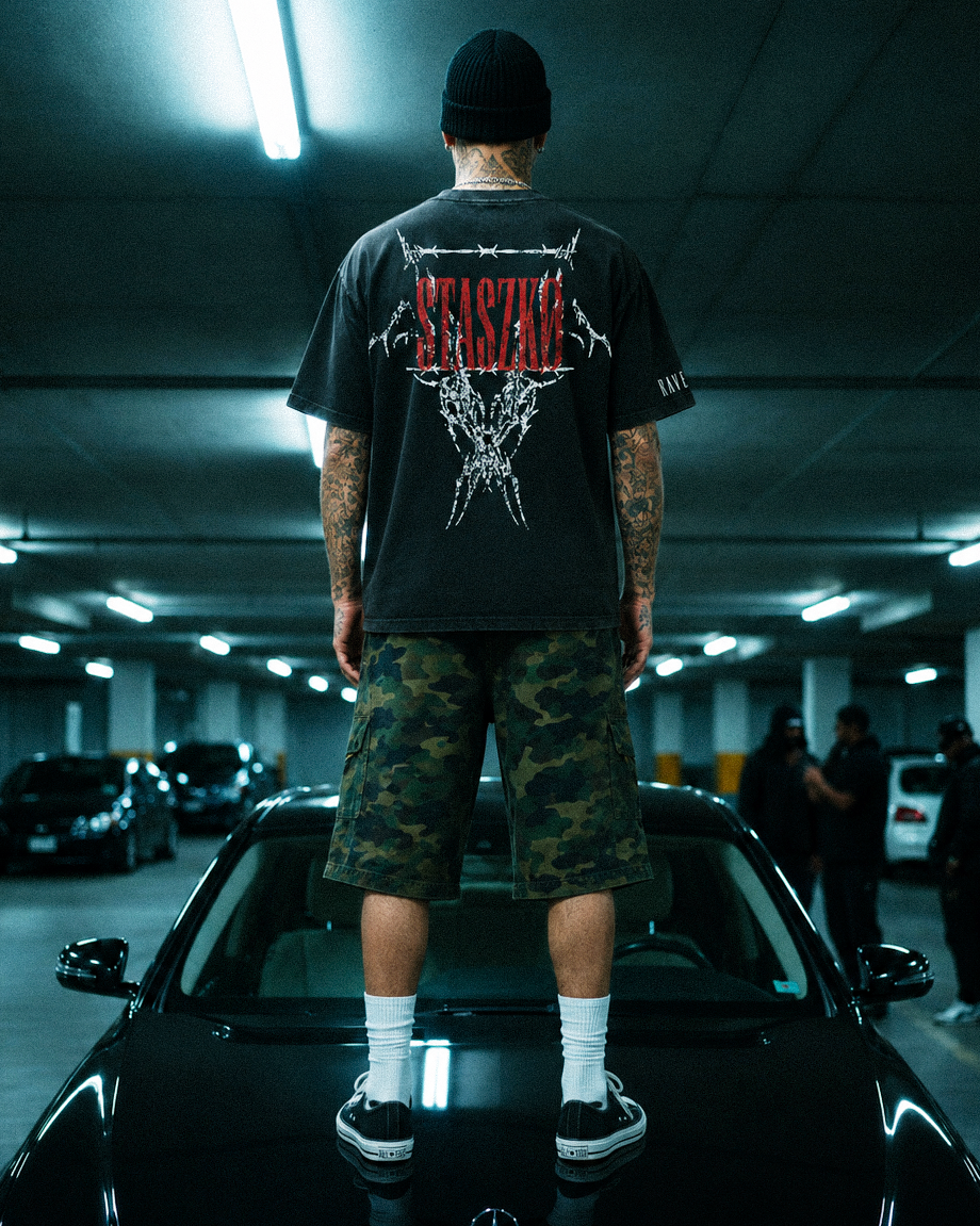 RAVEBUILT x STASZKØ — 01 TEE